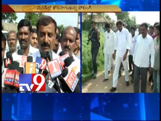 Medak MP contestants cast their vote