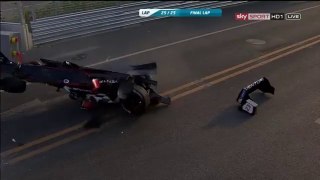 Formula E Beijing 2014 Horror crash Heidfeld