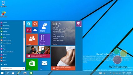 [LEAKED] Windows 9 New Start Menu