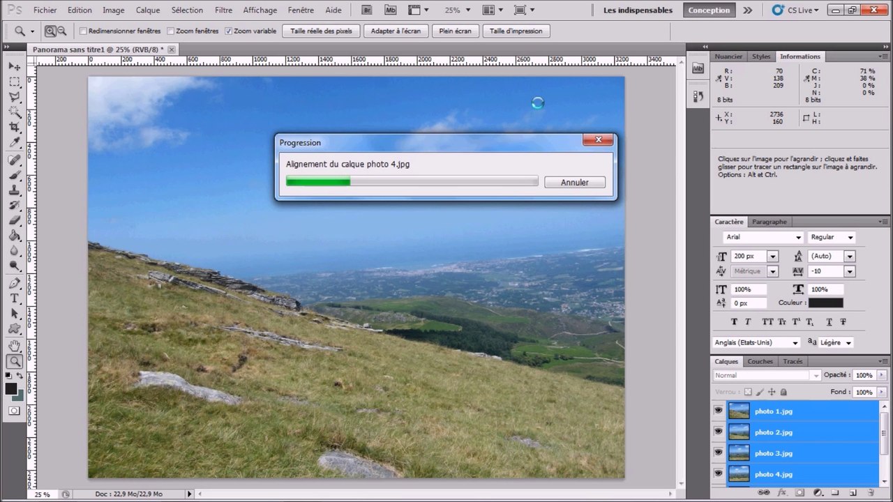 Créer un diaporama à partir de plusieurs photos - Tutoriel Photoshop [Pinwick]