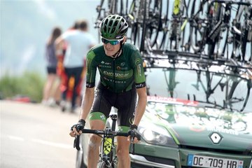 La Vuelta - Etape 20 - Romain Sicard se livre au  départ