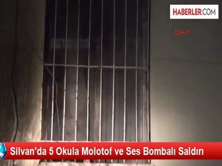 PKK'dan Diyarbakır'da 8 Okula Saldırı