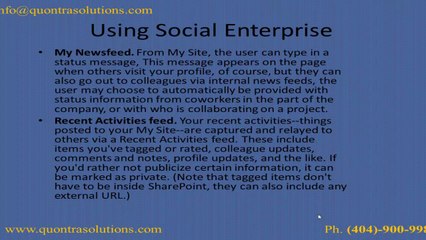 features of sharepoint by quontra solutions