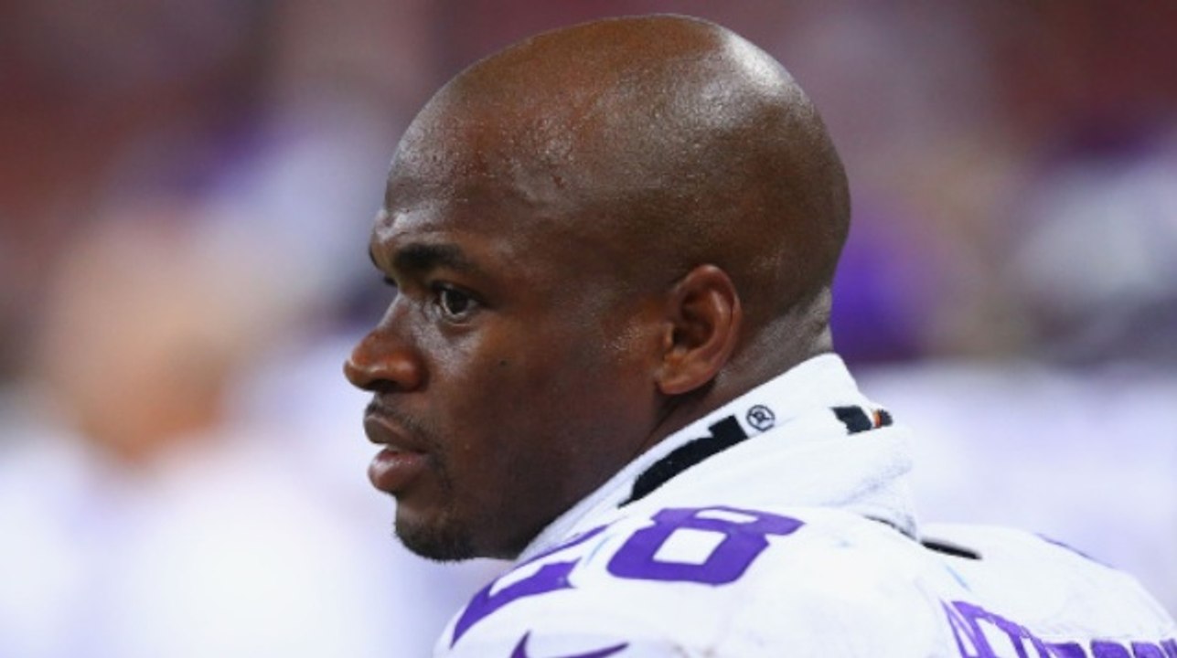 Vikings GM, Coach Talk Adrian Peterson