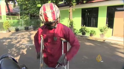 رخصة لقيادة الدراجات النارية والسيارات بإندونيسيا لذوي الإعاقة