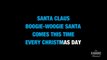 Boogie Woogie Santa Claus in the Style of _The Brian Setzer Orchestra_ with lyrics (no lead vocal)