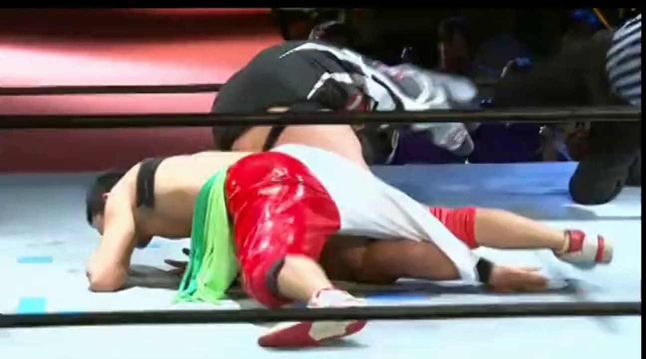 Kengo Mashimo (c) vs. Kaji Tomato (KAIENTAI Dojo)