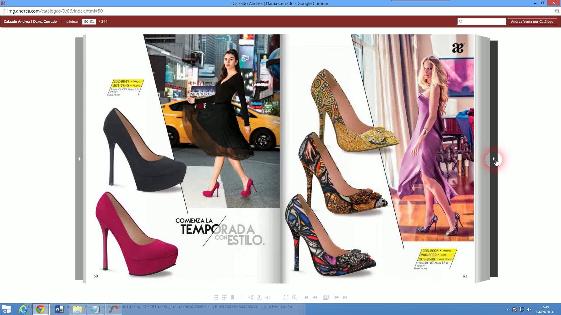 Catalogo Andrea Otono Invierno 2014 Zapatos De Mujer Video