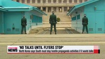 North Korea says South must stop hostile propaganda activities if it wants talks
