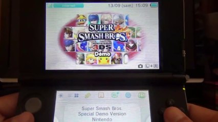 Réaction démo super smash bros sur 3ds
