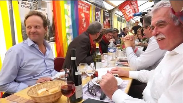 Fête de l'Huma: les frondeurs s'affichent à côté des communistes et du Front de gauche