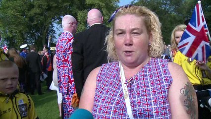 A Edimbourg, les "orangistes" irlandais défilent contre l'indépendance de l'Ecosse