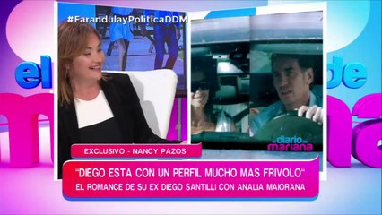 Nancy Pazos rompió el silencio: "Diego está con un perfil mucho más frívolo"