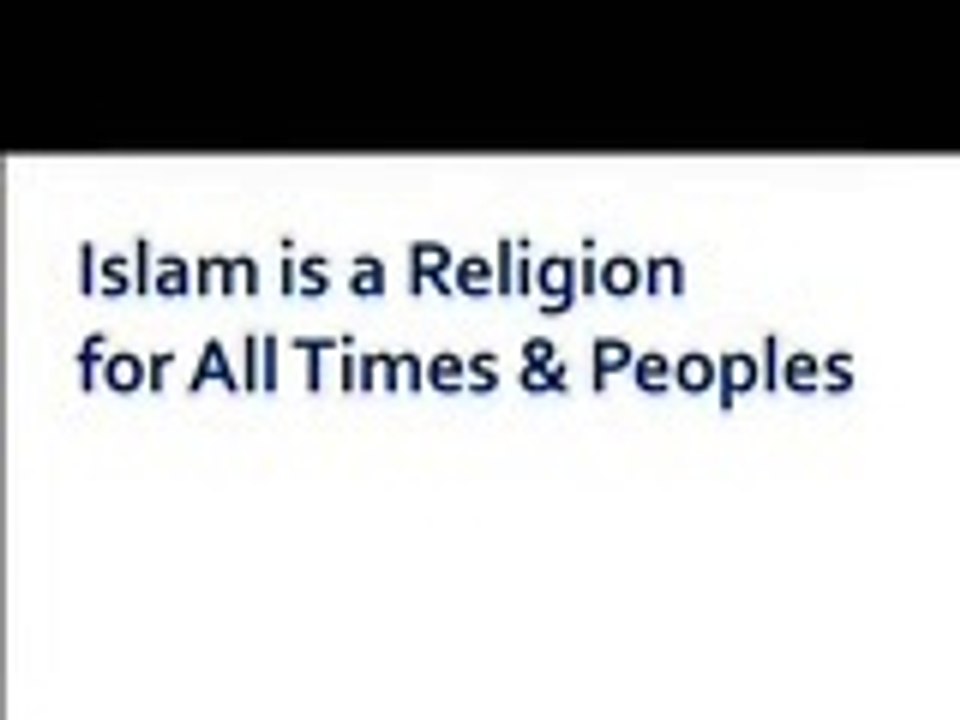 islam is for all