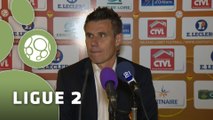 Conférence de presse US Orléans - Stade Lavallois (1-1) : Olivier FRAPOLLI (USO) - Denis ZANKO (LAVAL) - 2014/2015