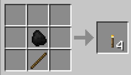 Minecraft Meşale Yapımı