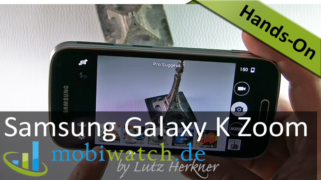 Samsung Galaxy K Zoom: Das Kamera-Handy im Hands-on