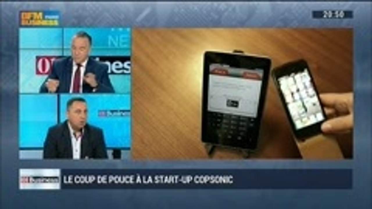 Chroniques et Coup de pouce à une start-up: CopSonic, dans 01Business - 13/09 4/4