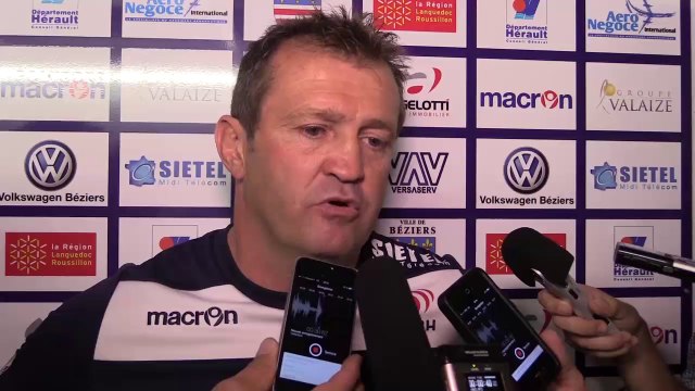 4° Journée de Pro D2 ASBH - Pau Réaction Christophe Hamacek