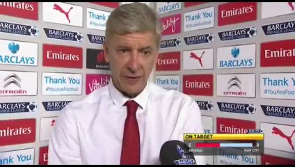 Arsenal 2-2 Man City - Wenger praises mental strength - match interview