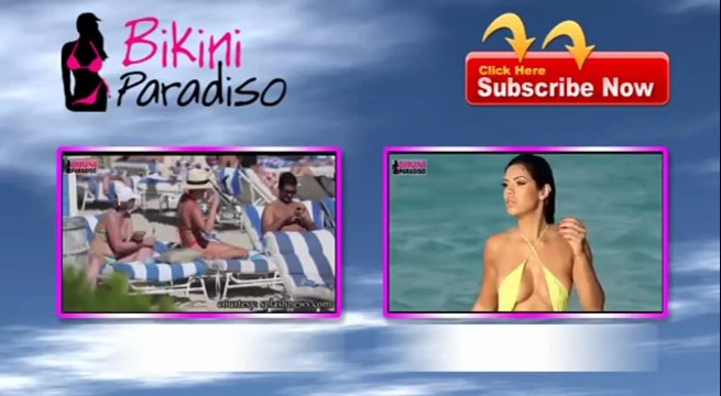 Vida Guerra Shows Off Bikini Body In Miami Beach BY a2z VIDEOVINES