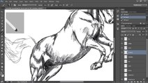 Digital Drawing 101 Drawing Animals - 3.2. Add Mass and Weight to Your Drawing