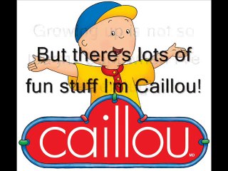 Caillou Theme Song Real Lyrics in English