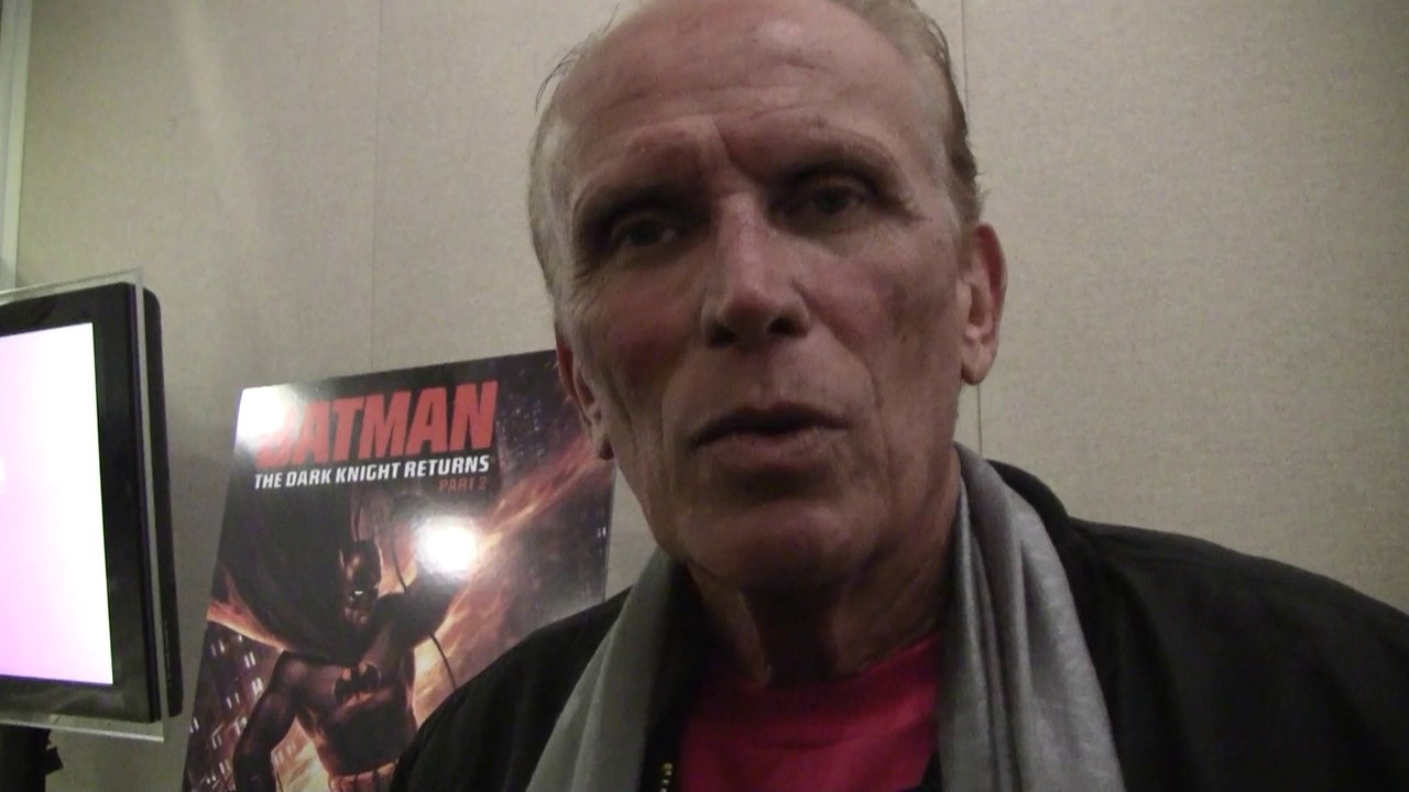 THE DARK KNIGHT RETURNS - INTERVIEW WITH PETER WELLER (VOICE OF BATMAN) BY RENNIE COWAN