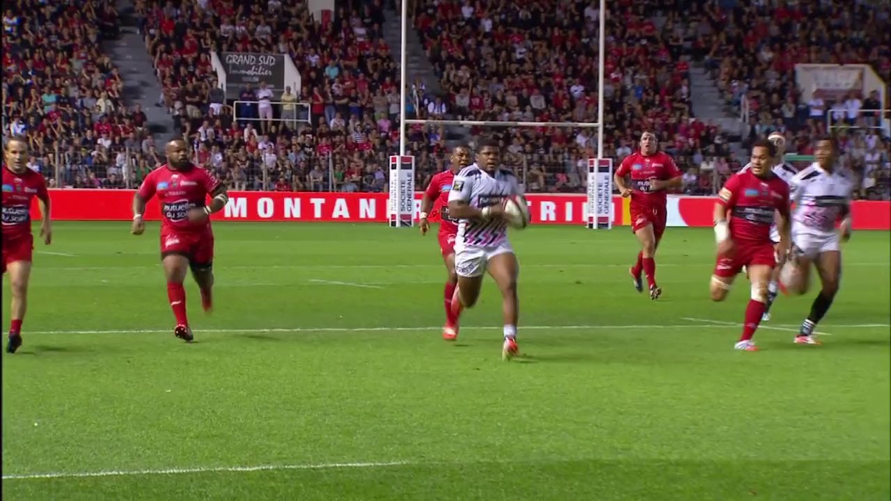 Toulon-Stade Français: Essai Julien Arias (PAR) - J5 - Saison 2014/2015