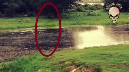 IS IT GHOST OR WHAT? GHOST CAUGHT ON TAPE AT POND