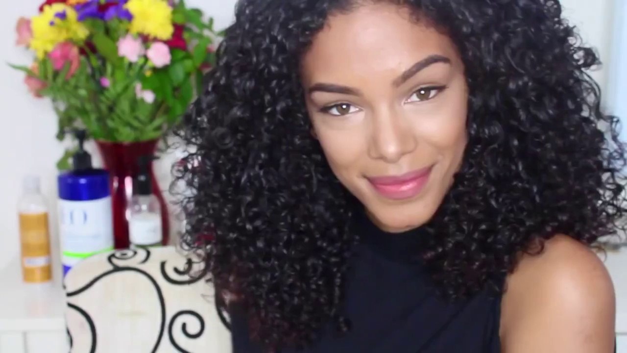 SunKissAlba: Voluminous BIG Curly Hair Routine