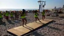 Baile en la playa Verano en Iquique