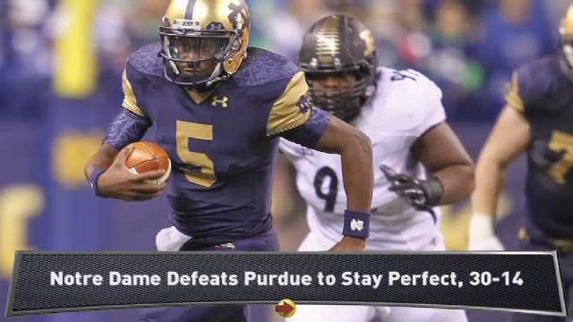 James: Fighting Irish Put Away Purdue