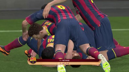 pes 2014 - barca vs. real