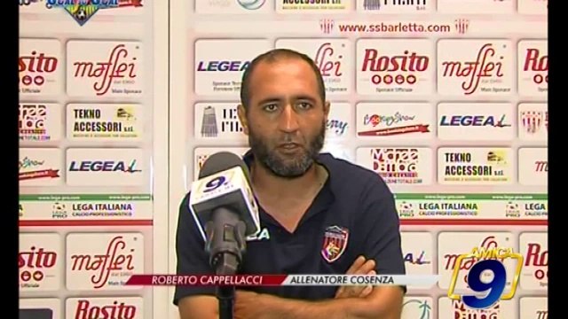 Barletta - Cosenza 3-0 | Post partita Roberto Cappellacci - Allenatore Cosenza