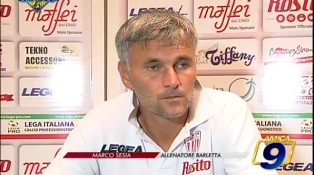 Barletta - Cosenza 3-0 | Post partita Marco Sesia - Allenatore Barletta