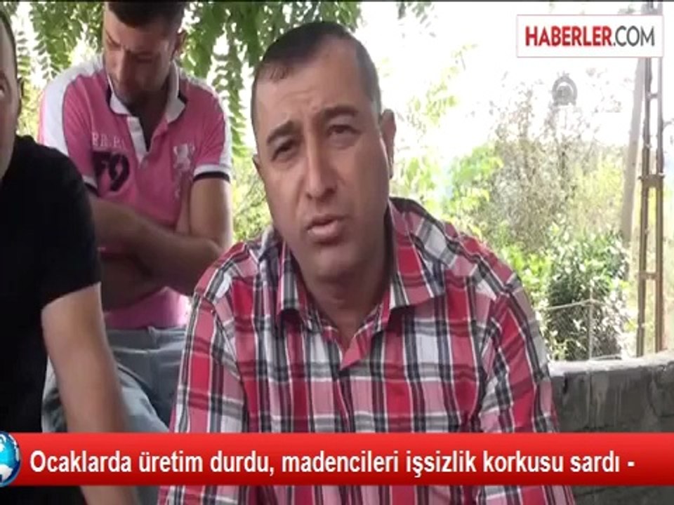 Ocaklarda üretim durdu, madencileri işsizlik ko...