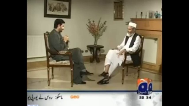 Siraj ul Haq's awesome response to Saleem Safi on PTI dance