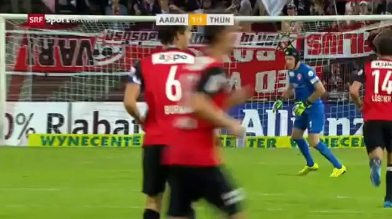 Aarau 2 – 1 Thun 13/09/14