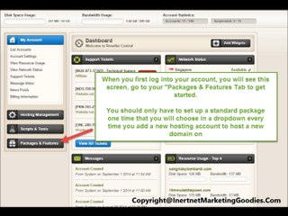 Hostnine - Setting Up Your Account For Hosting