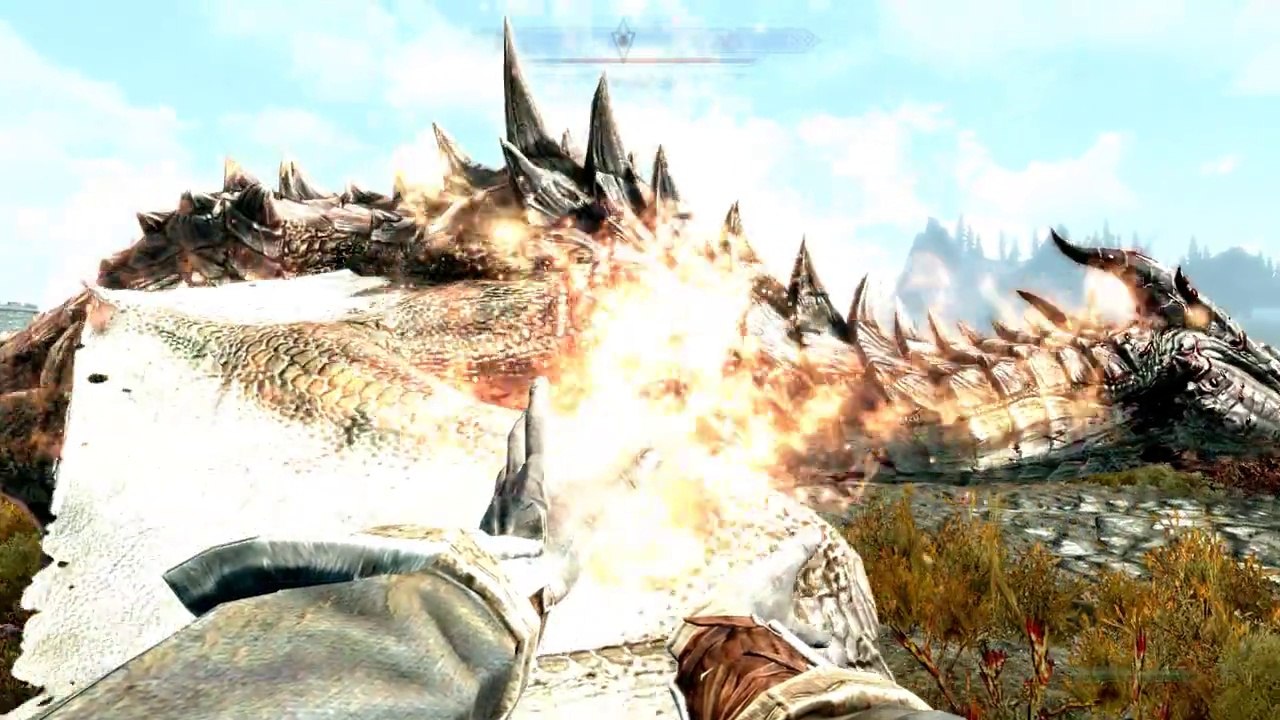 The Elder Scrolls V SKYRIM #°9 - First Drake! (Let's play) [HD]