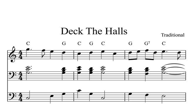 Deck The Halls: DIGITAL SHEET MUSIC Piano Organ & Keyboard Book 1
