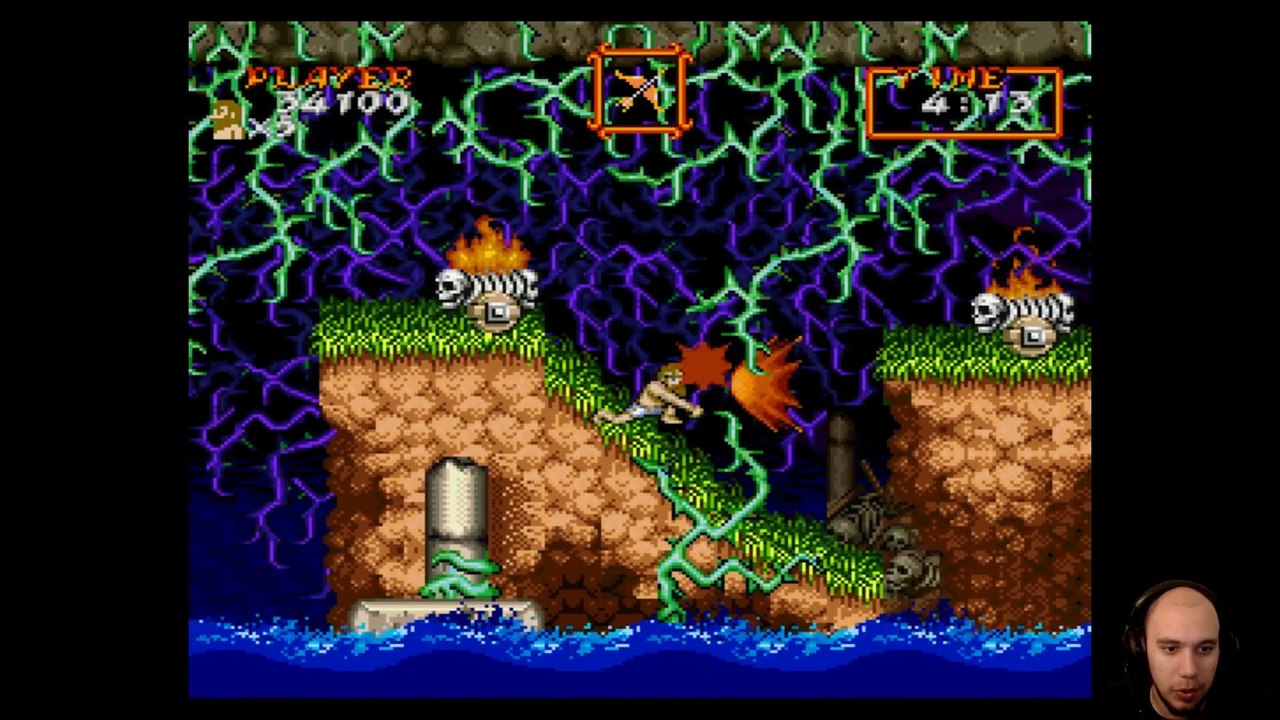 SUPER GHOULS'N GHOSTS - On passe le 1er niveau ??