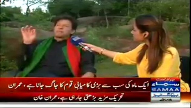 Imran Khan Exclusive Interview With Samaa - 14th September 2014
