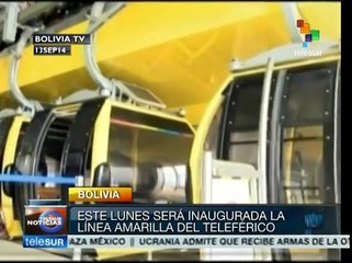 Evo inaugurará "Línea Amarilla" de teleférico, unirá La Paz y El Alto
