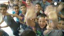 Um regresso às aulas entre as ruínas de Gaza