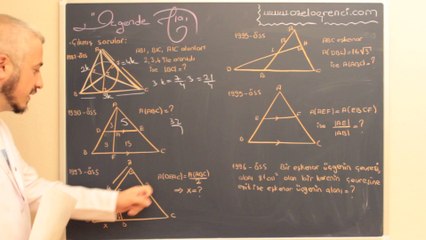 Üçgende Alan 12-ozelogrenci.com