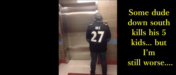 Ray Rice all alone with his thoughts