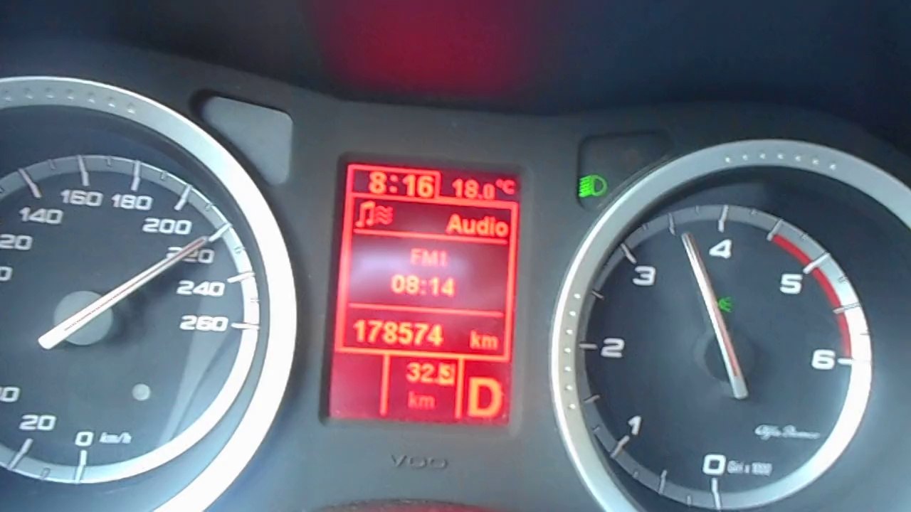 Alfa Romeo 159 SW 1,9jtdm 16v Q-Tronic: 100-230km/h