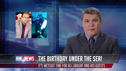 WATCH Dubai- Underwater Birthday Party by a Pakistani Expat